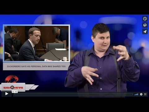 Zuckerberg says his personal data was shared too (ASL 4.11.18)