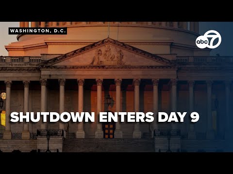 Government shutdown enters day 9: IRS furloughs thousands