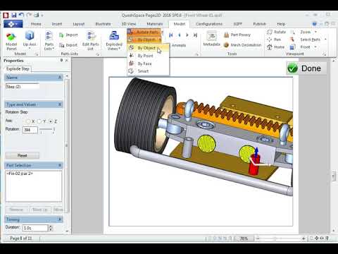 Pages3D - Explode Rotate Options - zdjęcie
