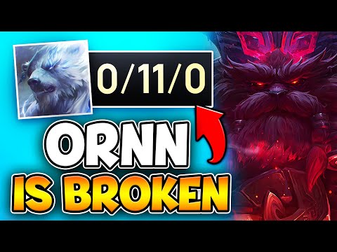 I MADE VOLIBEAR GO 0/11 WITH MY ORNN TOP! (HE COULDN'T PLAY THE GAME)