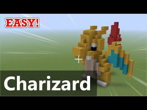 Minecraft┃How to build Pokémon(Charizard)
