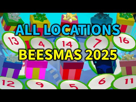 All Present Locations In Bee Swarm Simulator Beesmas 2025