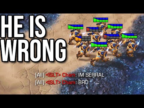 This guy THINKS he is SERRAL