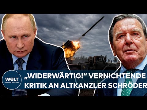 PUTINS KRIEG: Schwere Gefechte im Donbass! "Widerwärtig!" Heftige Kritik an Altkanzler Schröder