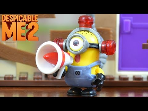 Minions Mini Movie Despicable Me 2 Stop Motion Animation Short Film Mega Bloks Like LEGOS Video