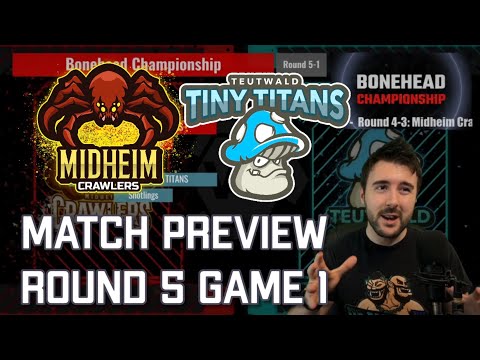 Bonehead Championship - Game 5-1 Preview! Necromantic vs Snotlings! (Tabletop Blood Bowl)