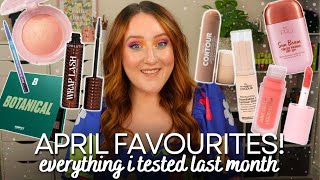 APRIL MAKEUP FAVOURITES! Everything I Tested, Monthly Make Up Recap Cruelty Free & Affordable Faves!
