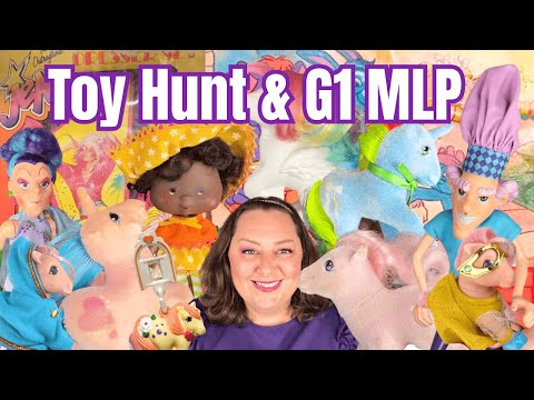 Antique Mall TOY HUNTING | Vintage Birthday Toy Haul 🎂 Pony Wear, Strawberry Shortcake, G1 MLP 🩷