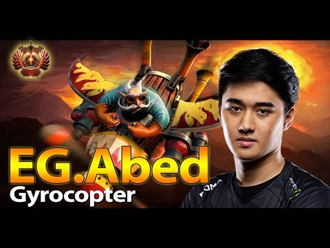 EG.Abed "Gyrocopter" Pro Player Gameplay | Dota 2