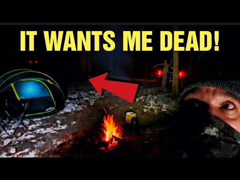 (I WAS ATTACKED!) MY MOST TERRIFYING NIGHT WINTER SOLO CAMPING 