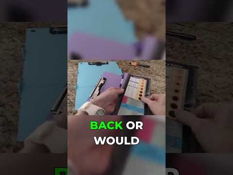 Foldable Clipboard for Nurses That Actually Fits #nursingessentials #clinicallife #compact