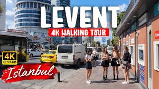 ISTANBUL, LEVENT WALKING TOUR | WALKING TOUR 4K |  TatildeyizBiz #walkingtour