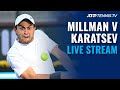 John Millman vs Aslan Karatsev | 2021 St. Petersburg Open Live Stream