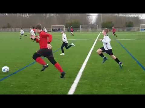 Vitesse Delft JO13-3 vs KMD JO13-4, 20-1-2018. 2e helft