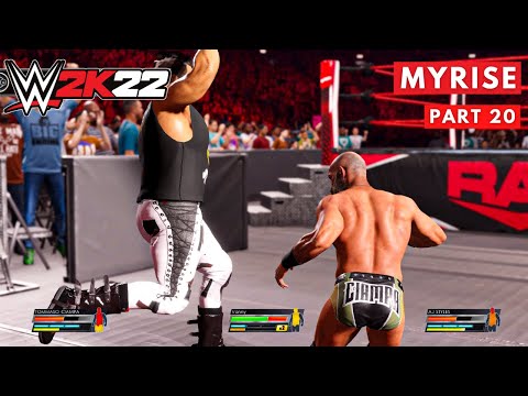 WWE 2K22 MyRise Walkthrough Gameplay Part 20 - Vanny (RAW) (Legend Difficulty)