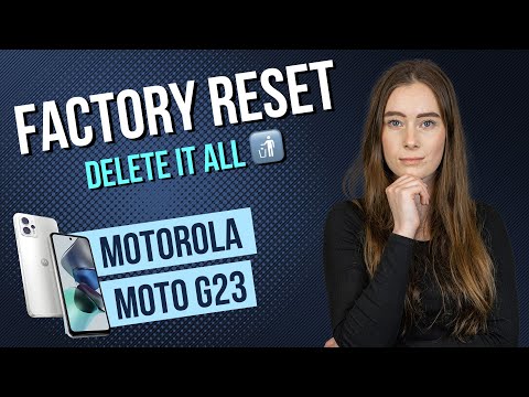 Motorola moto g23 - How to reset to factory settings • 📱 • 🅧 • ⏬ • | Tutorial