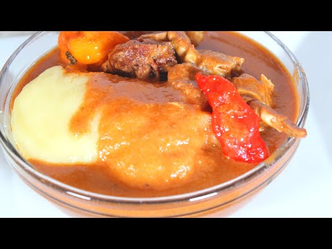 HOW TO MAKE PEANUT SOUP (GROUND PEA SOUP)