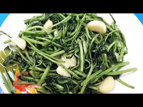 CẢI XOONG XÀO TỎI giòn ngon ăn là ghiền - món ngon dễ làm