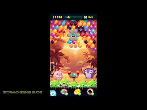 Angry Birds POP Bubble Shooter: Level 55: Walkthrough (3 STARS) HD