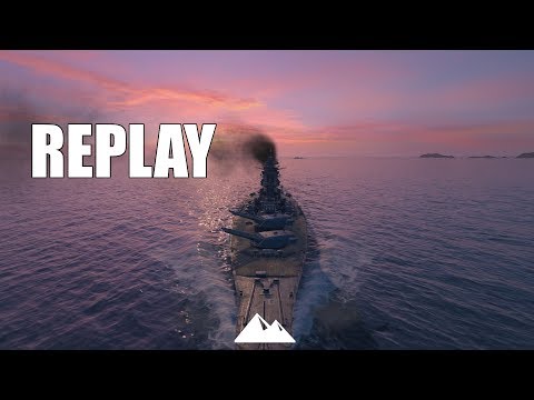 YAMATO, Isla de la muerte! - World of Warships | [Replay] [Deutsch] [60fps]