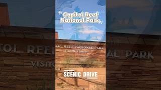Scenic Drive Through Capitol Reef National Park | Utah’s Red Rock Wonderland #fyp #shorts #short
