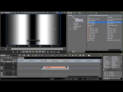 Grass Valley EDIUS Pro - 19) 8-bit vs. 10-bit Color Correction