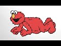 How To Draw ELMO FROM SESAME STREET