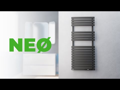 Sèche-serviettes électrique digital 500W connecté WiFi - chrome - Neo ROINTE