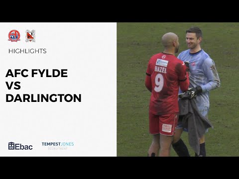 AFC Fylde 3-2 Darlington - National League North - 2022/23