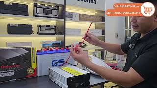 Giới Thiệu Bộ Chuyển Nguồn 12V Sang 220V JYINS 2000W Sóng Sin