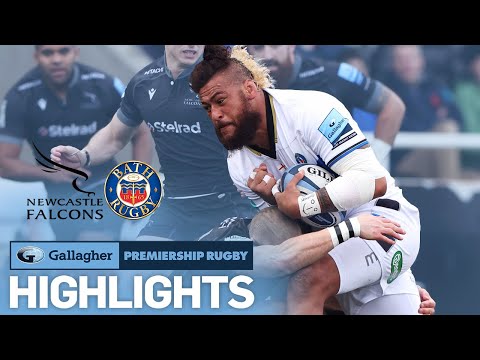 Newcastle vs Bath - HIGHLIGHTS | Joe Cokanasiga stars on his return | Premiership 2021/22