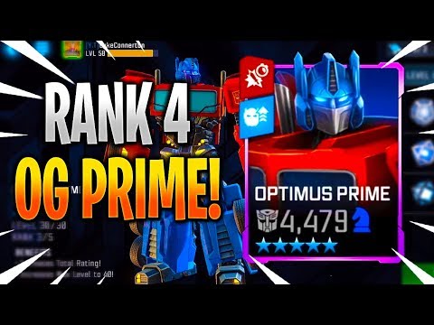 5 Star Optimus Prime Rank Up! (Rank 4) - Transformers: Forged To Fight