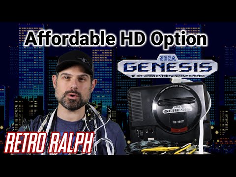 Connect your Sega Genesis to an HDTV Affordably - Hyperkin Product Review!