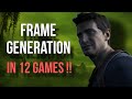 FSR 3 FRAME GENERATION magic in 12 games ! GTX 1650 with best settings.