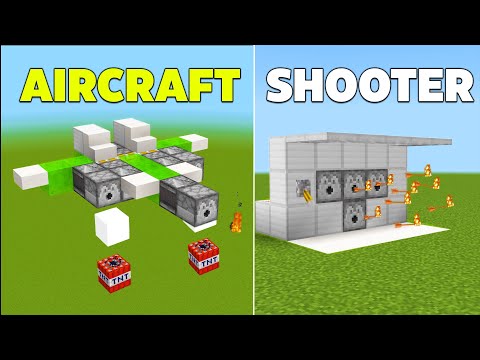 4 EASY Military Redstone Builds in Minecraft Bedrock 1.20!