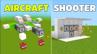 4 EASY Military Redstone Builds in Minecraft Bedrock 1.20!