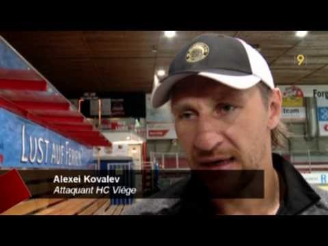 Alexei Kovalev, nouvel attaquant du HC Viège: "Je m'attends à gagner le championnat"