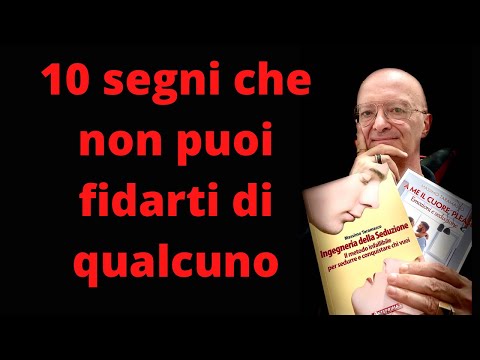 10 segni che non puoi fidarti di qualcuno