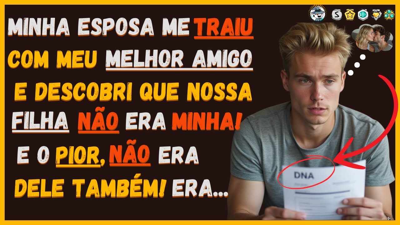 🍷🗿MINHA ESPOSA ME TRAIU COM MEU MELHOR AMIGO. DESCOBRI QUE MINHA FILHA ERA DE OUTRO, E NÃO.. #reddit