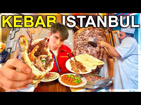 I eat ALL the most famous KEBAB in ISTANBUL in Türkiye