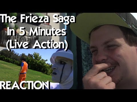 The Frieza Saga in 5 Minutes (Dragonball Z Live Action) (Sweded) REACTION