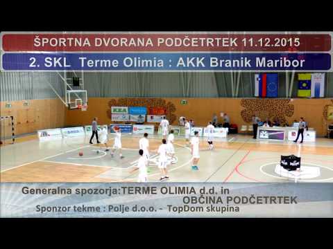 KK Podčetrtek Terme Olimia : AKK Branik Maribor