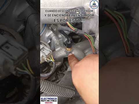 WHY DOES THE FAN TURN ON WHEN YOU DISCONNECT THE SENSOR? #autoelectronics #automobile