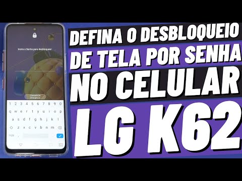 HOW TO SET UP A PASSWORD LOCK SCREEN ON YOUR LG K62 CELL PHONE