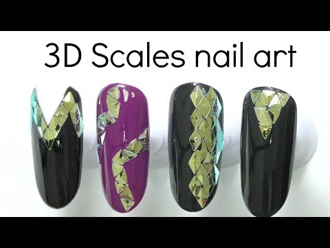Metallic scales ? Nail art tutorial for beginners