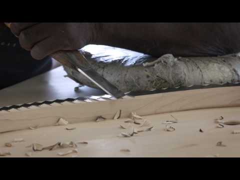 Inside the Steinway Factory: Bridge Notching