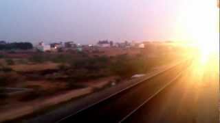 preview picture of video 'High speed parrallel action at dharmavaram junction.'