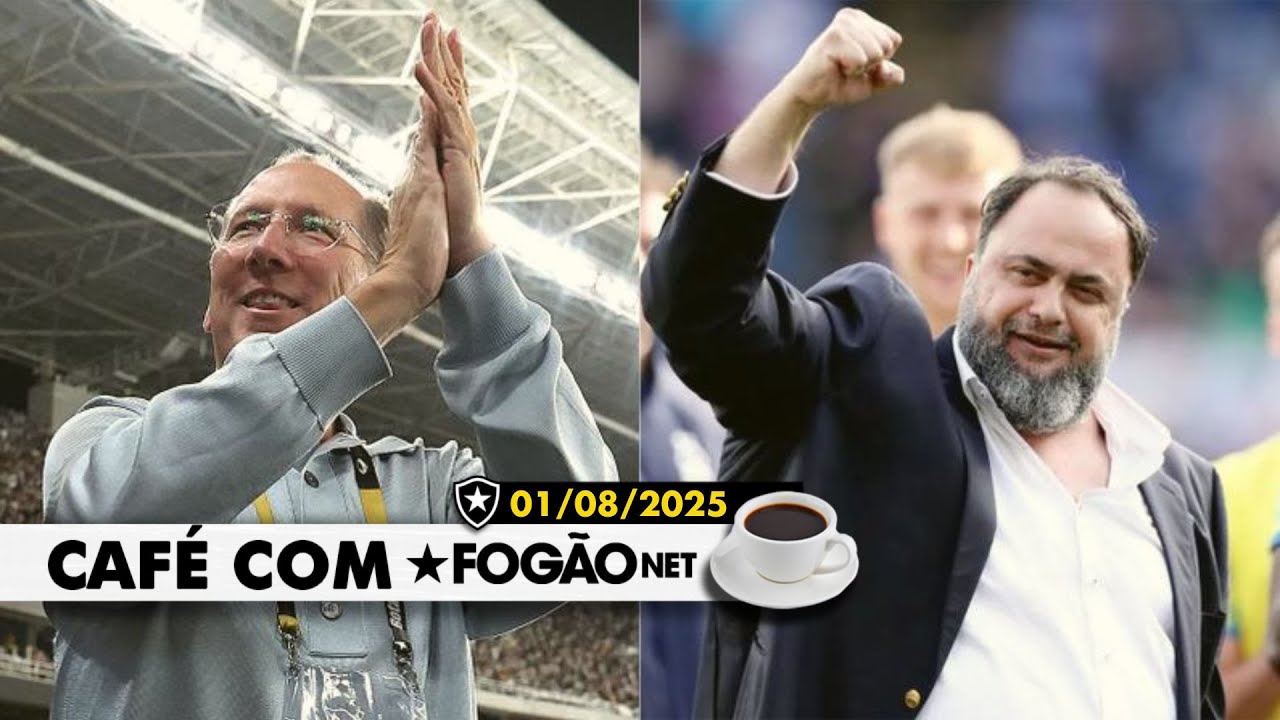 LIVE CAFÉ COM FOGÃONET | Textor planeja futuro do Botafogo fora da Eagle com parceria com Marinakis
