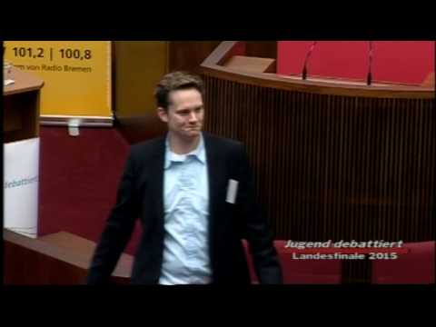 2015 Finale Jugend Debattiert                  Landesmeisterschaft Bremen