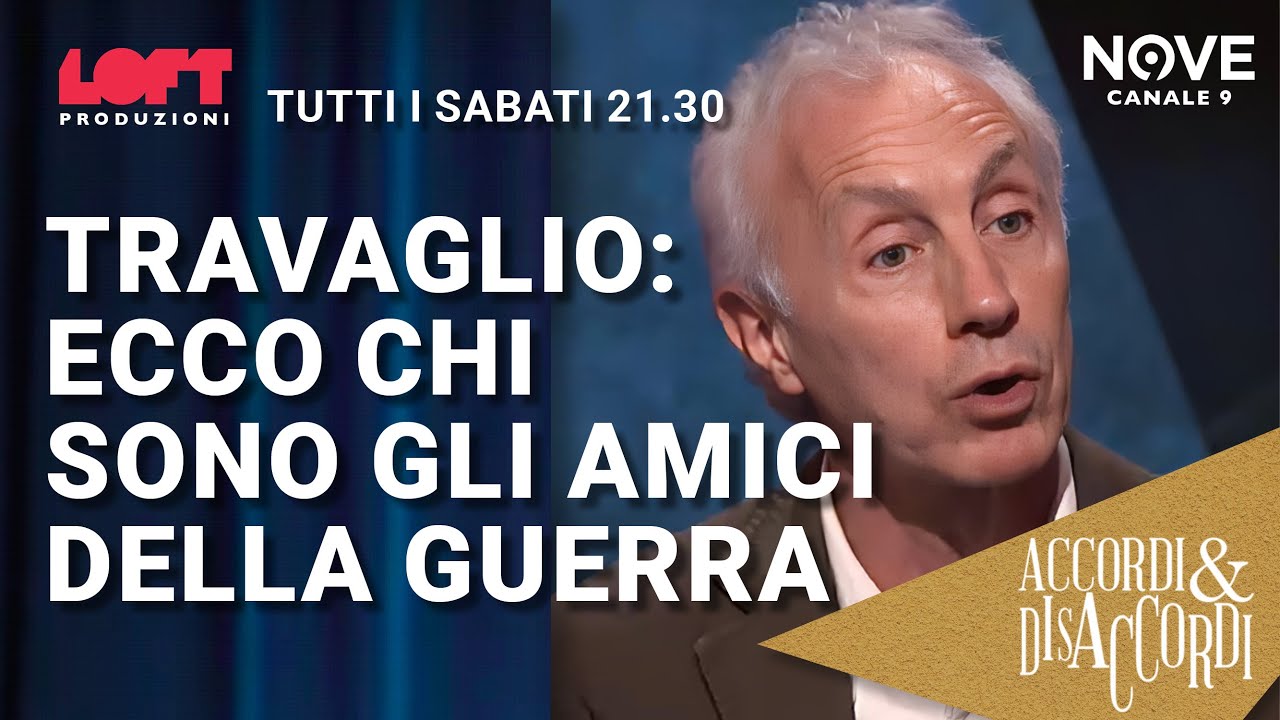 Travaglio: ecco chi sono gli amici della guerra